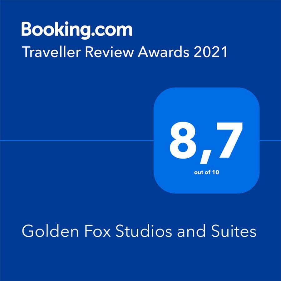Golden Fox Studios&Suites Lákones Exterior foto